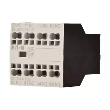 Bloc de contacte auxiliare Eaton DILM32-XHI22, 2NO+2NC, montaj frontal, borne cu șurub 199311