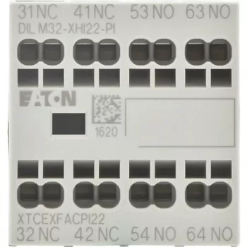 Bloc de contacte auxiliare Eaton DILM32-XHI22, 2NO+2NC, montaj frontal, borne cu șurub 199311
