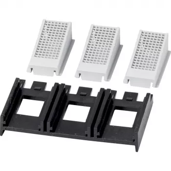 Eaton NZM1-XIPK Capac de protecție a degetelor IP2X pentru NZM1, PN1, N1, 3 poli, negru/gri, 90 mm 266744