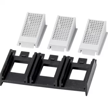 Eaton NZM1-XIPK Capac de protecție a degetelor IP2X pentru NZM1, PN1, N1, 3 poli, negru/gri, 90 mm 266744