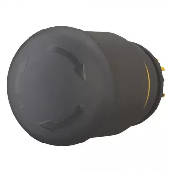 Buton de acționare cu cap ciupercă Eaton M22S-PVT negru, 22 mm, momentan 271499