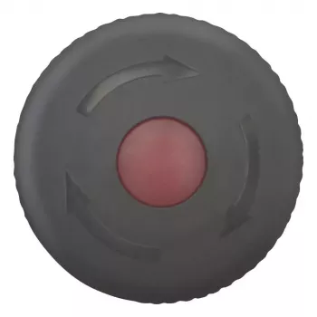 Buton de urgență iluminat Eaton M22S-PVLT 271540, deblocare prin rotire, negru