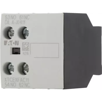 Eaton DILA-XHI11 276421 Bloc de contacte auxiliare, 45 x 117 x 68 mm, -25 până la 60 °C, negru/alb