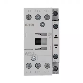Eaton DILM25-01 Contactor de putere, 230 V AC 50 Hz / 240 V AC 60 Hz, 1 NC 277164