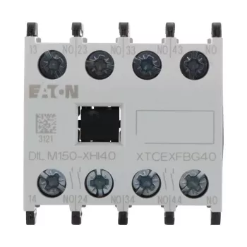 Contact auxiliar Eaton DILM150-XHI40 4NO montaj frontal pentru contactoare DILM 277948