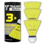Minge de badminton din nailon TALBOT torro Tech 350, viteză medie, galben/albăstrui, 1 bucată 479113