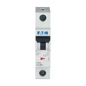 Întrerupător automat de protecție Eaton FAZ-B6/1, tip B, 1 pol, 6 A, 10 kA 278529