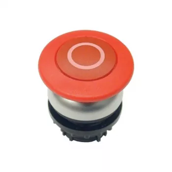 Comutator cu buton Eaton M22-DRP-R-X0, roșu 216751