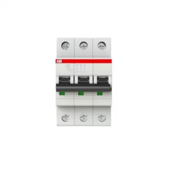 Întrerupător automat de protecție ABB S203-D16 2CDS253001R0161, caracteristică D, 16 A, 3 poli, 6 kA