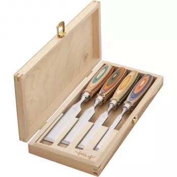 Set de dălți Kirschen WINAC în cutie de lemn