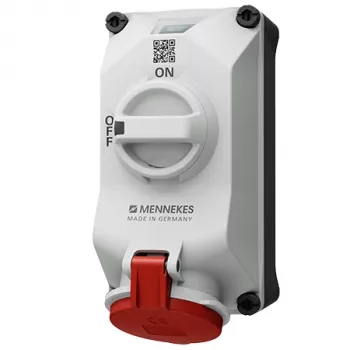 Priză de perete MENNEKES DUOi 32A, 5 poli, 6h, 400V IP44 5613506G