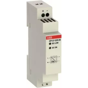 Sursă de alimentare pentru șină DIN ABB CP-D 12/0.83, 12 V DC, 0,83 A, 10 W (1SVR427041R1000)