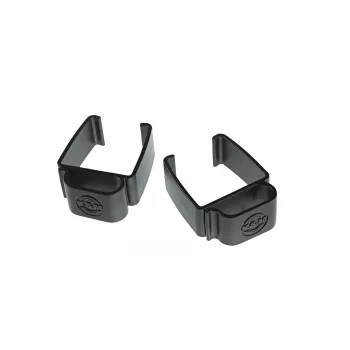 Cleme pentru cabluri K&M 18809 pentru suporturi de keyboard Omega & Omega Pro, negru (pachet de 2), 18809-000-55