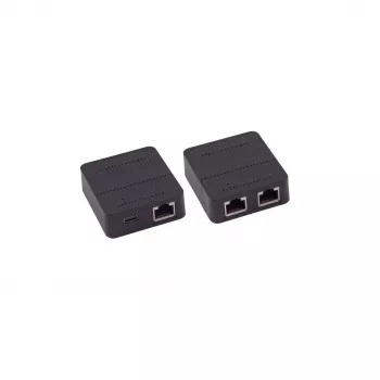 Switch de rețea manual SHIVERPEAKS BS08-01102, 2 porturi Gigabit, ABS negru