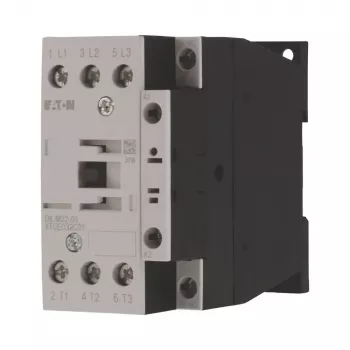 Contactor de putere Eaton DILM32-01, 3 poli, 32 A, bobină 230 V AC 50 Hz / 240 V AC 60 Hz, 1 contact auxiliar NC 277292