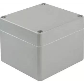 Carcasă universală Bopla EUROMAS P 332, 122 x 120 x 91 mm, poliester armat cu fibră de sticlă, gri argintiu RAL 7001 04332000.H