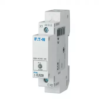 Lampă indicatoare LED verde Eaton Z-EL/G230, șină DIN, 230 V AC, 1 TE 284922