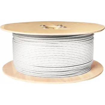 Cablu coaxial SAT S CONN MAXIMUM CONNECTIVITY 1,0/4,6, ecranare 4 straturi, CCS, >110 dB, 500 m, alb 15-40005006