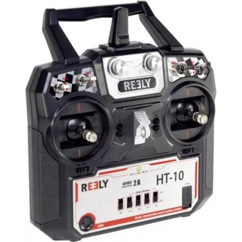 Reely HT-10 10-Channel 2.4 GHz Radio Transmitter with R1000 Receiver 1518204