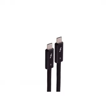 Cablu USB-C la USB-C Thunderbolt 5 UltraFlex SHIVERPEAKS 240W 1m BS13-75025