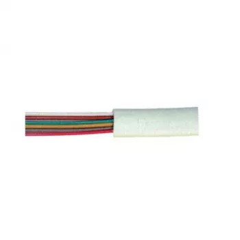 Cablu telefonic la metru S CONN MAXIMUM CONNECTIVITY, 6 fire, plat, alb, 100 m 76117-