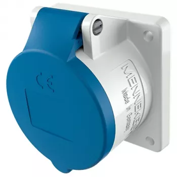 MENNEKES 1787 TwinCONTACT Surface-Mounted Socket 32A 3P 6H 230V IP44