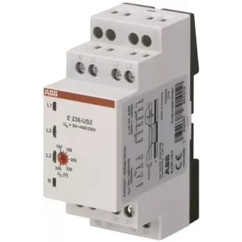 Releu de monitorizare a subtensiunii ABB E236-US2, 10-60 V AC/DC, 1 contact comutator 2CDE165010R2001