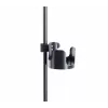 Suport pentru pahare K&M 16018-000-55 pentru standuri, clemă cu șurub, potrivit pentru țevi până la 30 mm, susține pahare până la 85 mm, negru