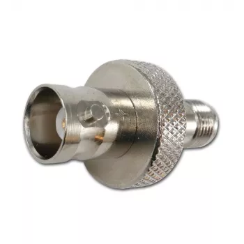 Adaptor coaxial Telegärtner BNC mamă la FME mamă, 50 Ohm, DC-4 GHz (J01008A0070)
