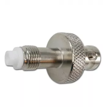 Adaptor coaxial Telegärtner BNC mamă la FME mamă, 50 Ohm, DC-4 GHz (J01008A0070)
