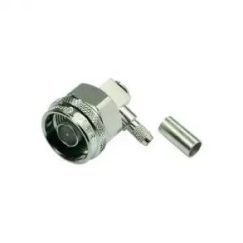 Conector Telegärtner N tată cotit Crimp pentru RG-223/U, RG-142 B/U (J01020A0036)