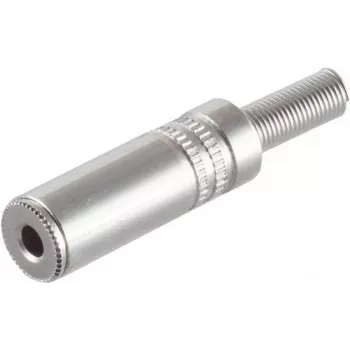S CONN MAXIMUM CONNECTIVITY 3.5 mm Stereo Jack Coupler, 3-Pole, Metal Housing
