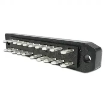 Conector cu lame asimetrice TELEGÄRTNER DIN 41622 20 poli, conexiune prin lipire, tată, A 20 J00045A0916