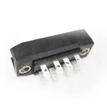 Conector PCB mamă DIN 41622 tip B 8 asimetric, 8 pini, Telegärtner, terminare prin lipire J00040A0911