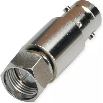 Adaptor coaxial Telegärtner J01008A0031, BNC mamă la F tată