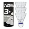 Fluturaș badminton TALBOT TORRO Tech 350 Medium din nailon, alb/albastru, 1 bucată 479112
