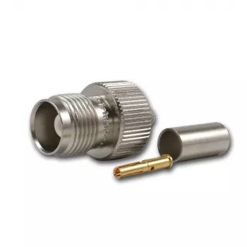 Conector mamă TNC TELEGÄRTNER pentru RG-58, 50 Ohm, crimp/lipire, DC-11 GHz