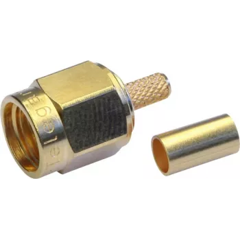 Conector tată SMA TELEGÄRTNER, crimp/lipire pentru G08 (RD-316), auriu J01150A0021