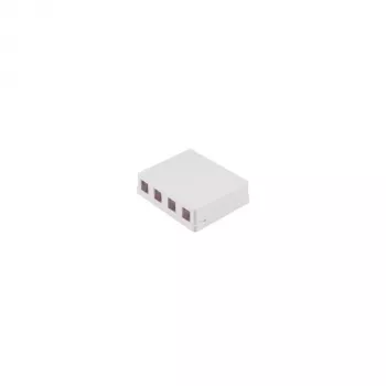 Cutie de conexiuni Keystone S CONN MAXIMUM CONNECTIVITY, 4 porturi, albă 08-10117