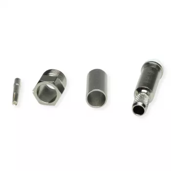 Conector mamă FME pentru cablu TELEGÄRTNER TEGA J01701A0007Z, crimp RG58C/U, 50 Ohm, nichel/aur
