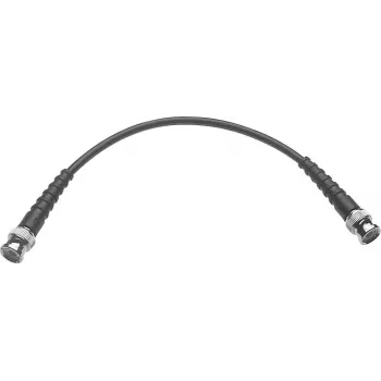 Cablu coaxial BNC la BNC Telegärtner L00010A1800, 0,25 m, negru