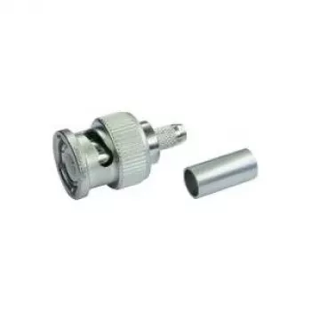 Conector BNC tată cu sertizare Telegärtner Professional, 50 Ohm, pentru LMR-240, set de 5