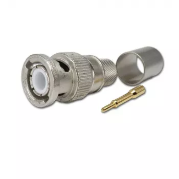 Conector BNC tată pentru cablu cu sertizare Telegärtner, 50 Ohm, RG-213/U, 1 buc. (J01000A0059)