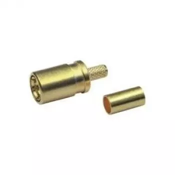 Conector Telegärtner SMB mamă drept pentru montaj pe panou PCB 50 Ohm J01161A0691