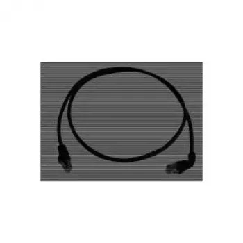 Cablu patch RJ45 Telegärtner 100008676 CAT 6a S/FTP, 5 m, negru, ignifug, cu protecție anti-îndoire