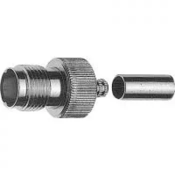Conector TNC mamă Telegärtner cu crimpare pentru cabluri G30, 50 Ohm, pachet de 5 J01011A0044