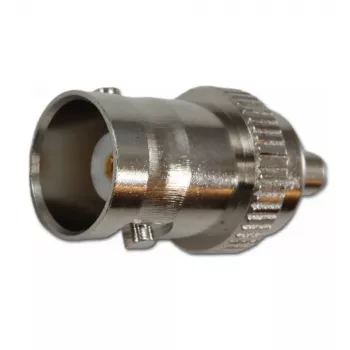 Adaptor coaxial Telegärtner BNC mamă la SMB tată, 50 Ohm, drept J01008F0033