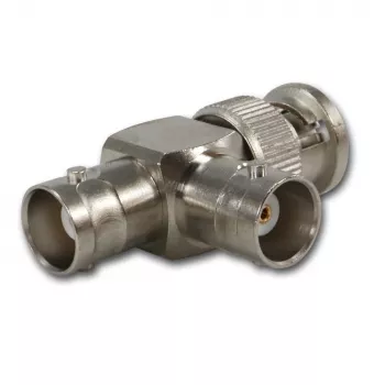 Adaptor BNC Telegärtner J01004A0616, mufă BNC la 2x mufă BNC
