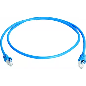 Cablu patch TELEGÄRTNER Cat.6A S/FTP, 1,5 m, albastru, LSZH, RJ45, 500 MHz L00001A0288