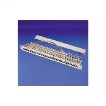 Patch panel modular TELEGÄRTNER MPP16-HS cu 16 porturi, 1U, gri deschis RAL 7035 J02022A0050